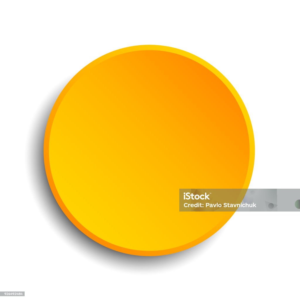 Vetores de Botão Amarelo Vetor Das Ações e mais imagens de Abstrato ...