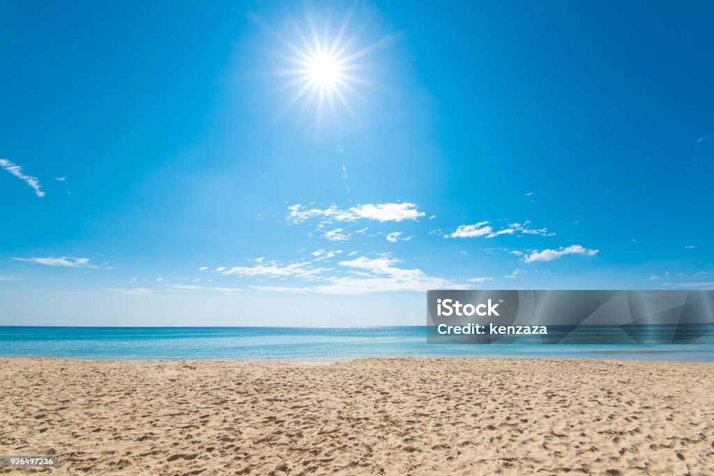 tropical sea in summer. Beach Stock Photo