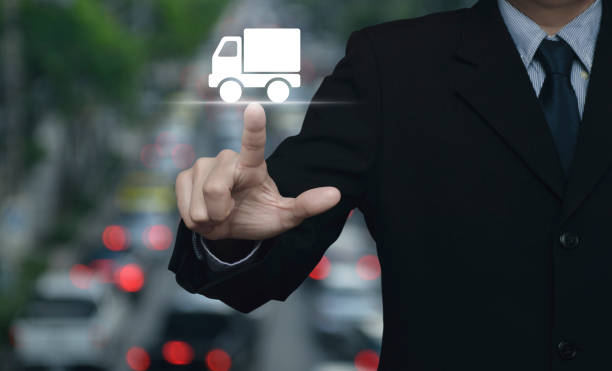 istock Truck delivery service concept 926498186