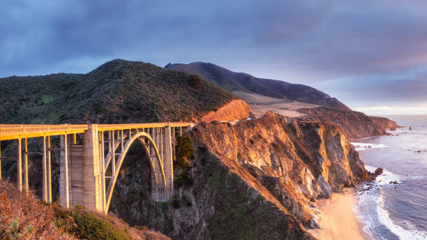 istock Bixby Creek Bridge on Highway 1 at sunset 926501722