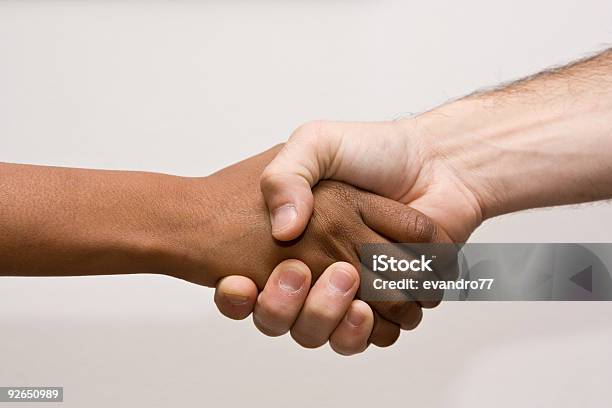 Two Hands Shaking Stock Photo - Download Image Now - Agreement, Contract, Handshake