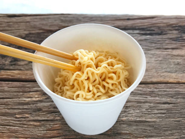 istock Instant noodles in a white paper cup 926509900