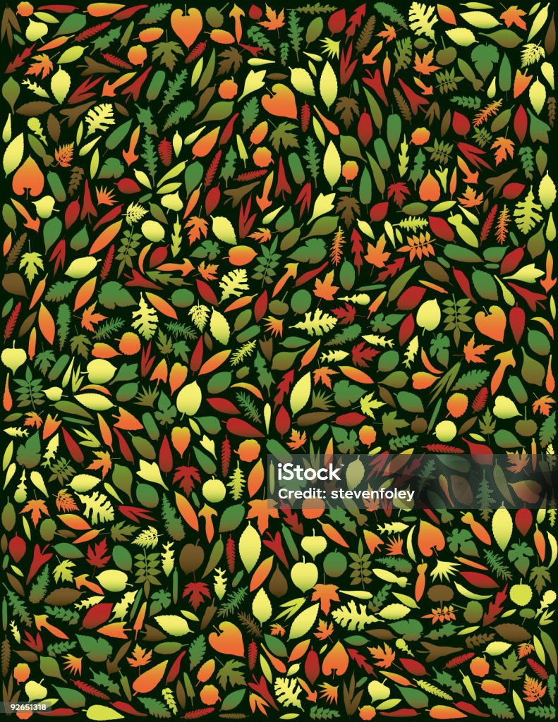 Autumn листья - Стоковые иллюстрации Shade Leaf роялти-фри