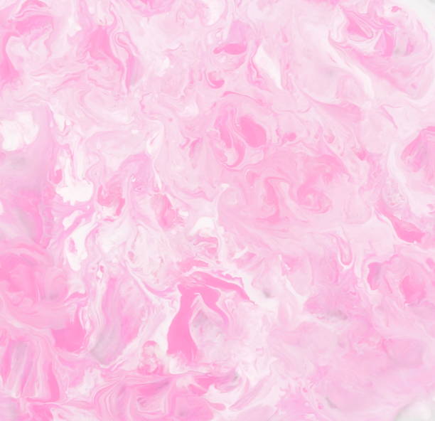 istock Abstract marble pastel pink white color paint background. Acrylic texture with marble pattern 926517430