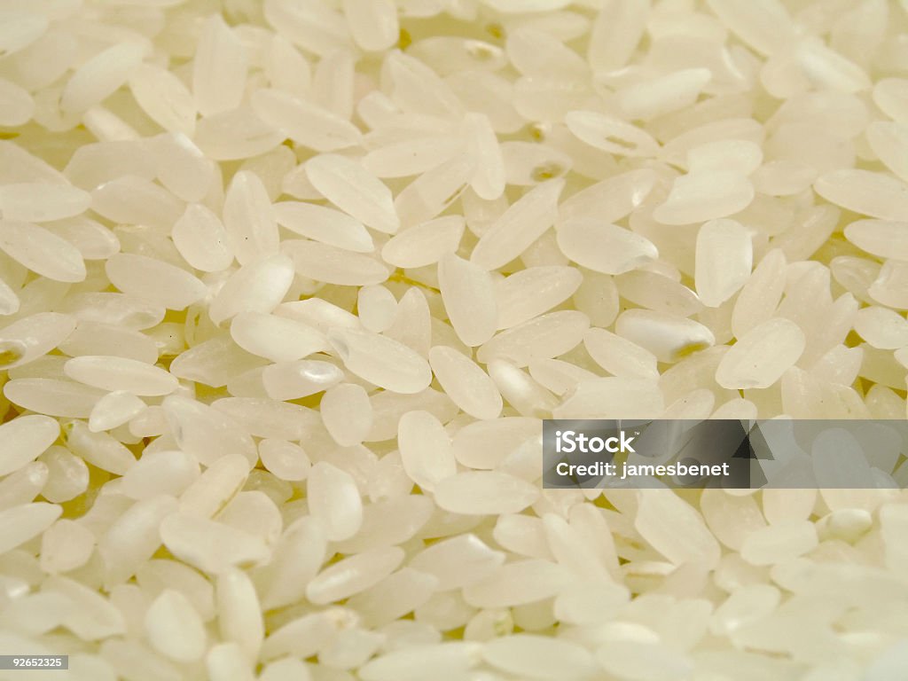 Riz blanc (Macro - Photo de Aliment libre de droits