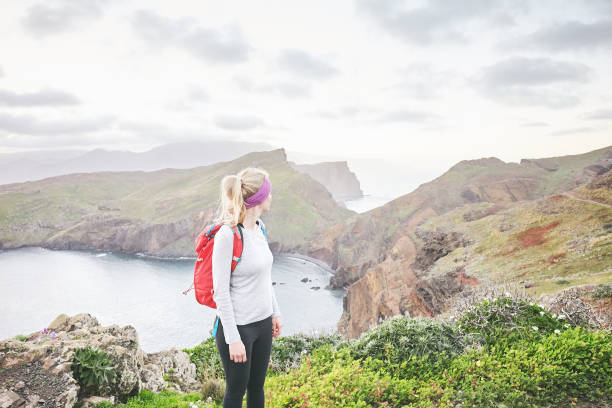 istock Hiker on Ponta de Sao Lourenco 926523560