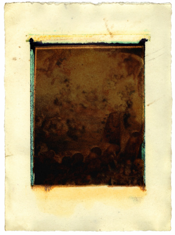 A grungy looking instant print transfer of a slide I took.