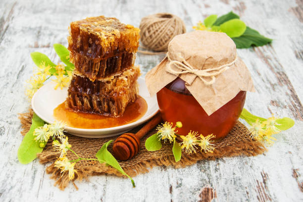 istock Honey and  linden flowers 926526460