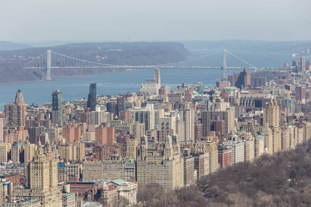 istock Aerial view of Upper West Side and George Washington Bridge 926537084