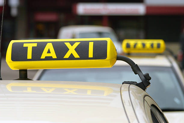 istock Taxi Station in Germany 92653740
