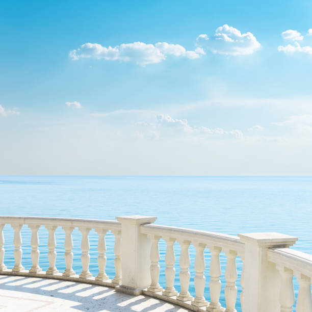 istock view to the sea from a balcony under cloudy sky 926542004