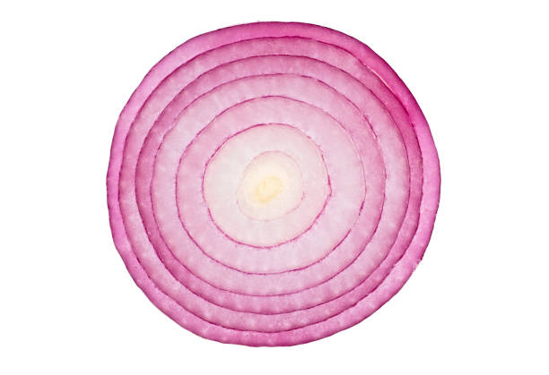 istock One round slice of red onion isolated on white background 926543034