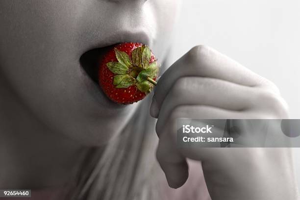 Strawberry Stock Photo - Download Image Now - Animal Teeth, Animal Tongue, Berry Fruit