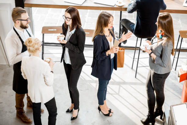 istock Business people talking indoors 926547352