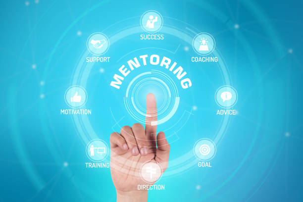 istock MENTORING TECHNOLOGY COMMUNICATION TOUCHSCREEN FUTURISTIC CONCEPT 926550500