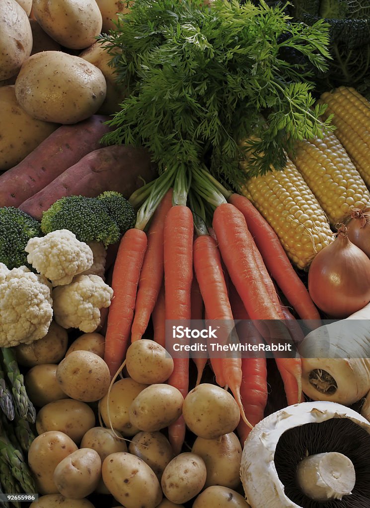 Деревенский органические овощей - Стоковые фото Без людей роялти-фри