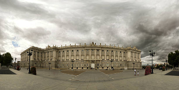 istock Royal palace and Storm, Madrid 92656030