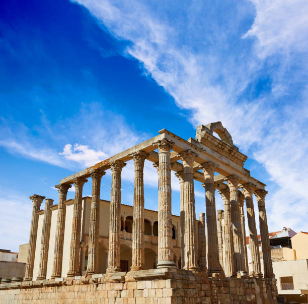 istock Merida Diana Temple in Badajoz Spain 926562472