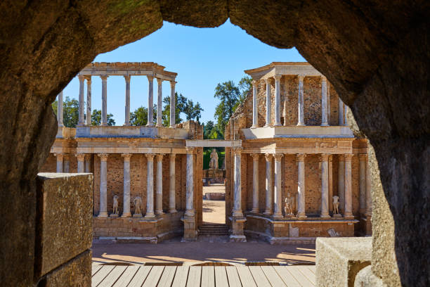 istock Merida in Badajoz Roman amphitheater Spain 926563466