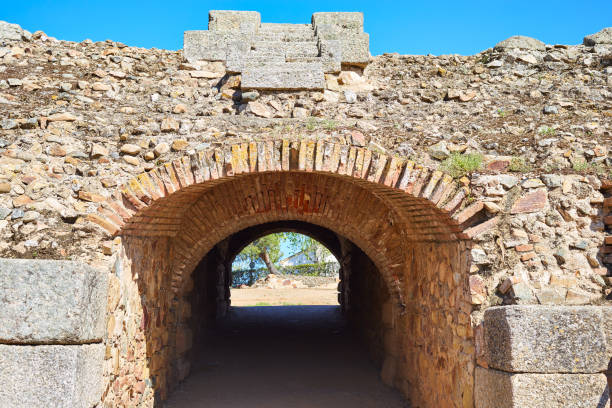 istock Merida in Badajoz Roman amphitheater Spain 926566600