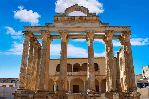 istock Merida Diana Temple in Badajoz Spain 926569970