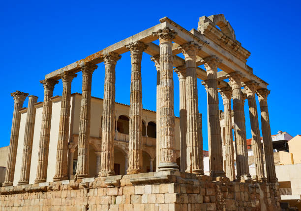 istock Merida Diana Temple in Badajoz Spain 926569994