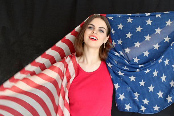 istock Wrapped Up In The 4th Of July 926570006