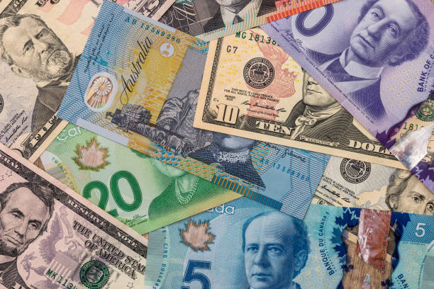 istock collection on dollar money - usa, canada and australia 926570332