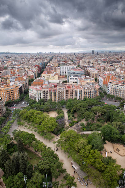 istock Barcelona Cityscape From Above 926570460