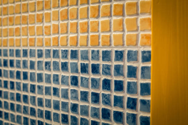 istock Blue and yellow mosaic tiles 926570982