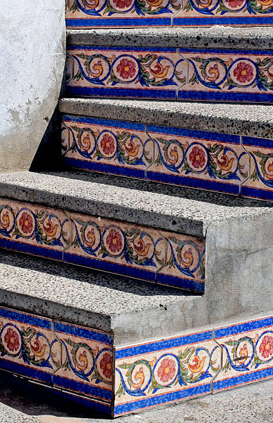 istock Mosaic Tiled Steps in Mazatlan Mexico 92657172