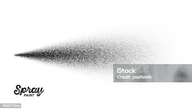 Spray Paint Splatter Stock Illustration - Download Image Now - Spray, Spraying, Spray Paint