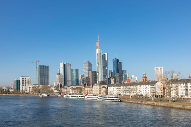 istock view of Frankfurt skyline with river Main 926577450