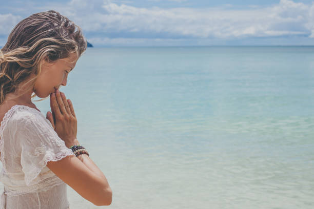 istock Dreamy girl on beach 926577748