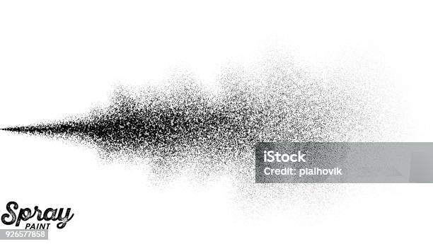 Spray Paint Splatter Stock Illustration - Download Image Now - Graffiti, Spraying, Spray