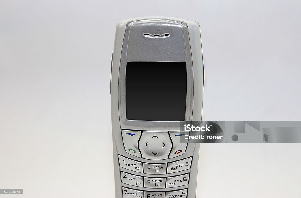 Blank screen mobile phone  Blank Stock Photo