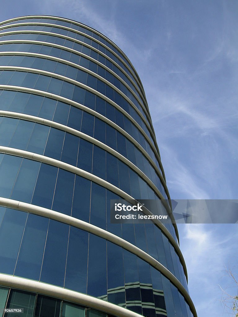 Cilindrico Office Building - Foto stock royalty-free di Affari