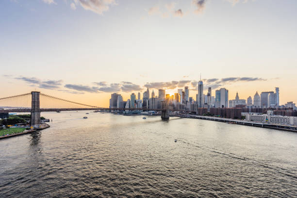 istock New York skyline at sunset 926579266