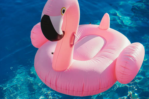 istock Flamingo inflatable on swimming pool 926580002