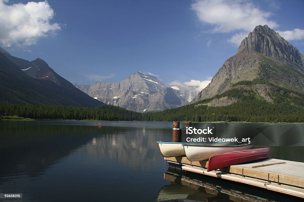 Lakeside Caiaque - Royalty-free Montana Foto de stock