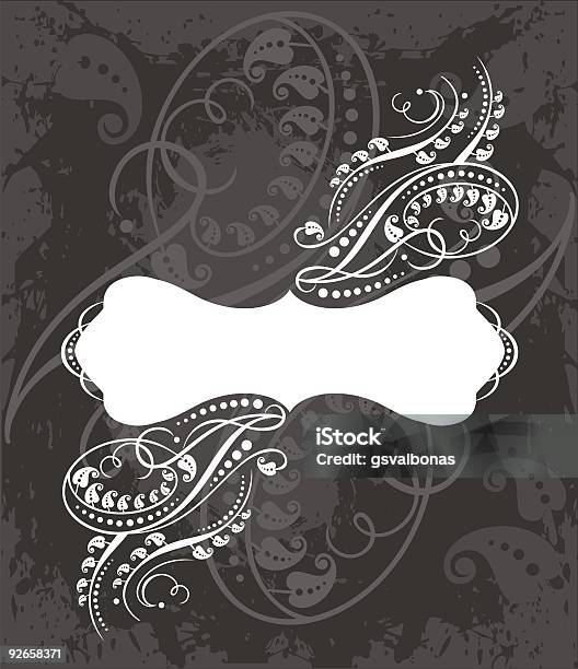 Frame Stock Illustration - Download Image Now - Backgrounds, Black And White, Border - Frame