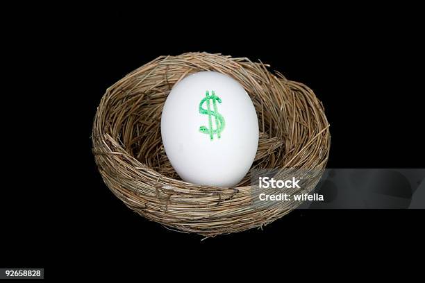 Retirement Nest Egg Долларов — стоковые фотографии и другие картинки 401k - одно слово - 401k - одно слово, Nest egg - английское выражение, Без людей