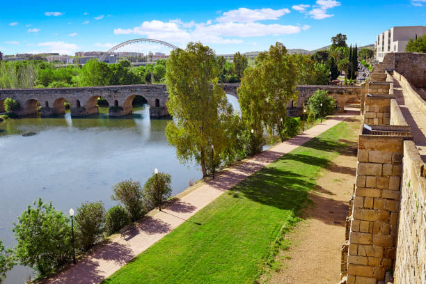 istock Merida in Spain roman bridge over Guadiana 926590584