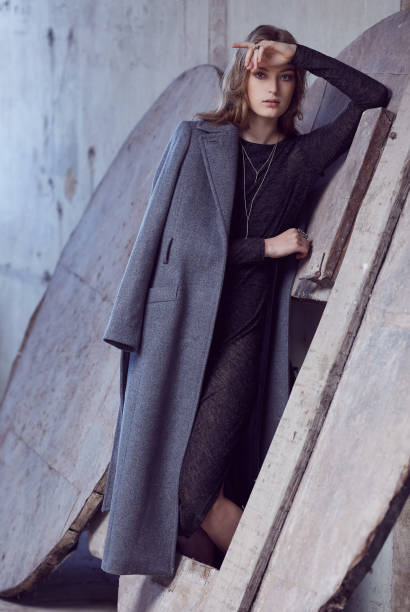 istock A woman in a grey coat. 926591964