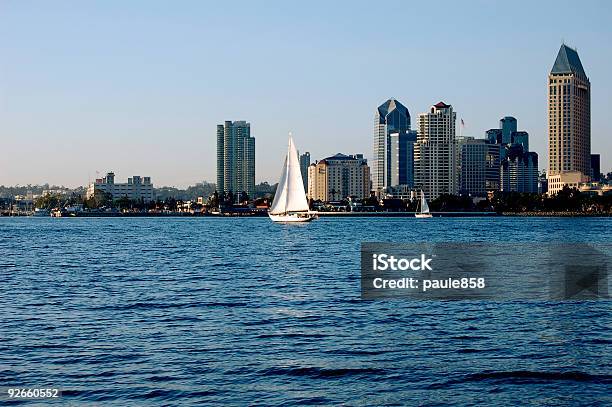 Sailing Away Stock Photo - Download Image Now - San Diego, Sailboat, Sailing