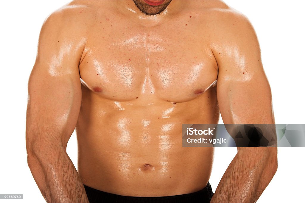 Мужской mucles тела - Стоковые фото 20-29 лет роялти-фри