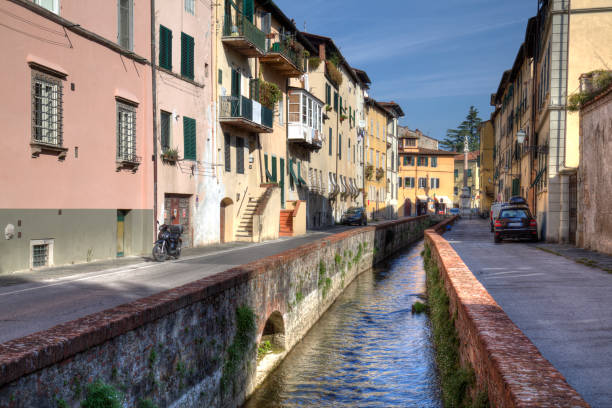 istock Historical canal in Lucca, Italy 926608806