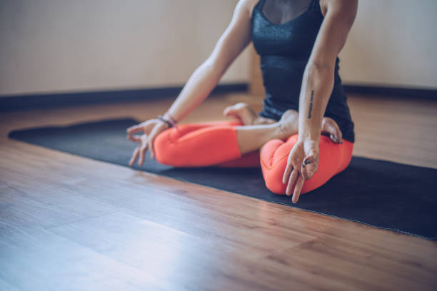 istock Woman in meditating mode 926617312