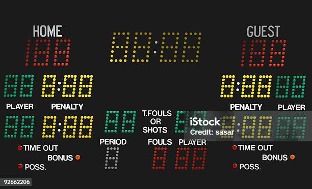 Photo libre de droit de Tableau Des Scores banque d'images et plus d'images libres de droit de Tableau des scores - Tableau des scores, Carte de score, Hockey sur patins