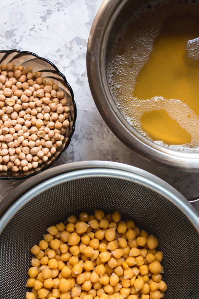 istock Aquafaba made of chickpea. Replace egg in baking for vegan recipe. Healthy diet concept. 926625982
